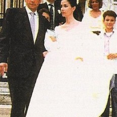Un ricordo del giorno del matrimonio con Sergio Castellitto nel 1987