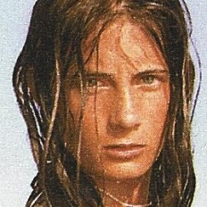 Margaret in vacanza al mare nel 1975.