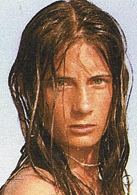 Margaret in vacanza al mare nel 1975. 