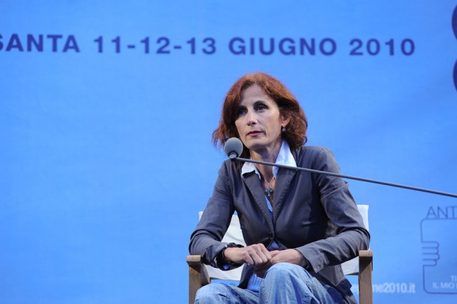 Margaret a Pietrasanta al Festival Anteprime nel 2010 per raccontare ai suoi lettori i suoi progetti e la sua scrittura. 